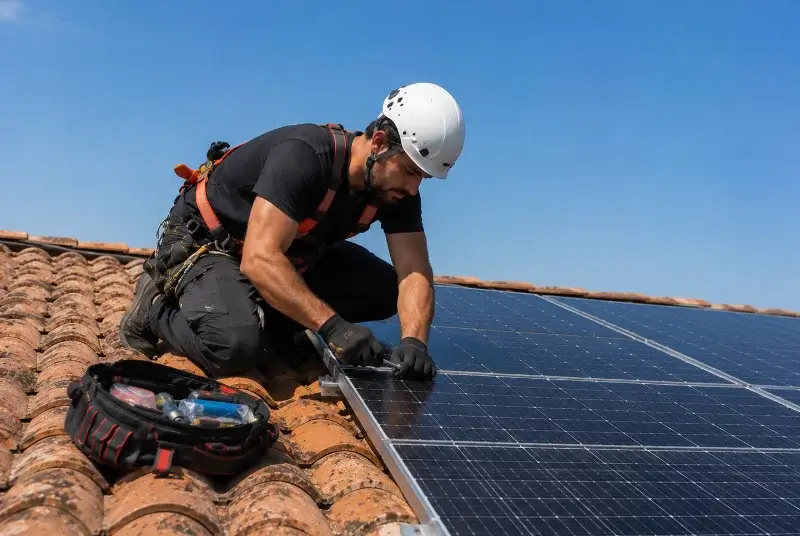 Maintenance et monitoring de panneaux solaires à Saint-Geoire-en-Valdaine