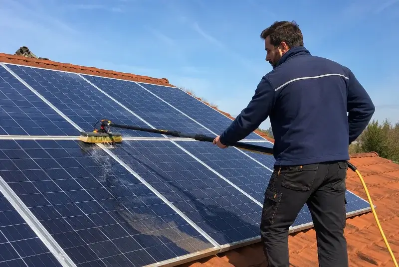 Nettoyage et entretien de panneaux solaires à Saint-Geoire-en-Valdaine